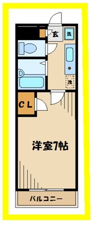 ジュネス中原の物件間取画像